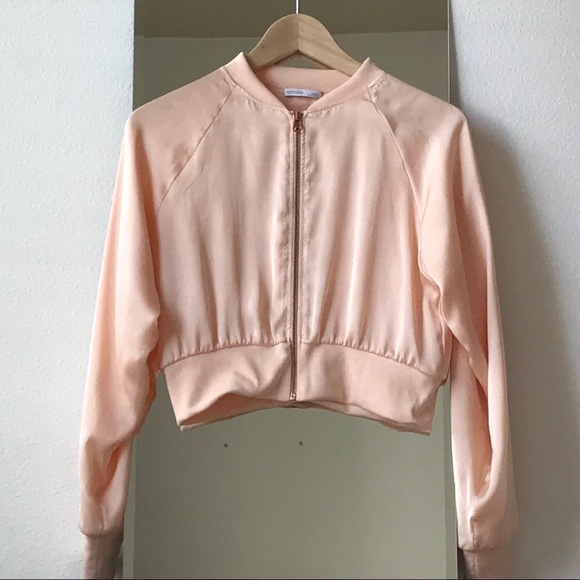 Zara Jackets & Blazers - Zara Cropped Bomber Jacket SZ S